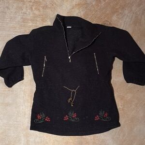 Bogner fleece pullover jacket